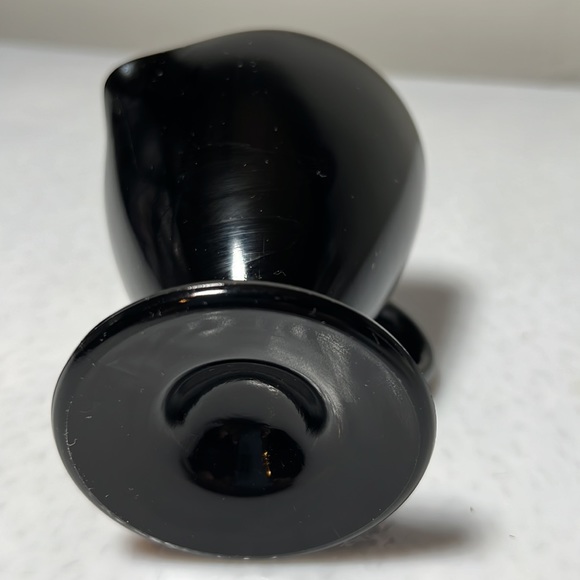 Vintage Black Glass Creamer from France - Picture 6 of 6